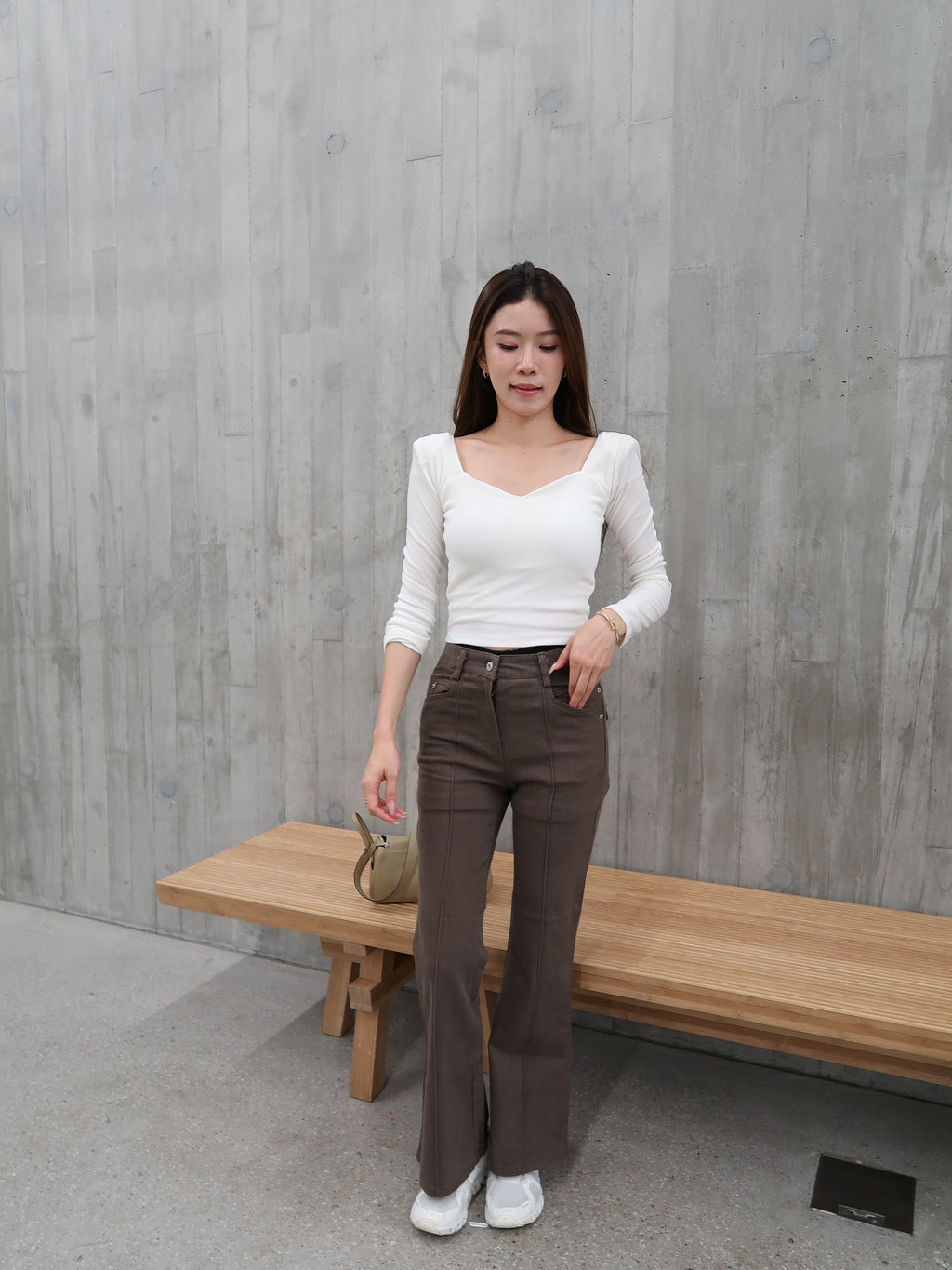 Squareneck Long Sleeves With pads