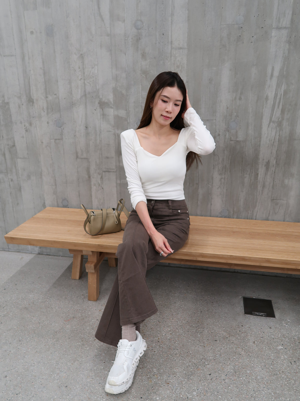 Squareneck Long Sleeves With pads