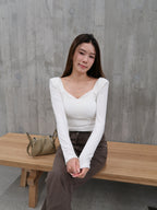 Squareneck Long Sleeves With pads
