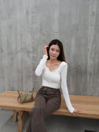 Squareneck Long Sleeves With pads