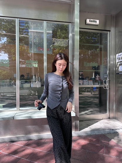 Whole Ruffles Long Sleeves Top