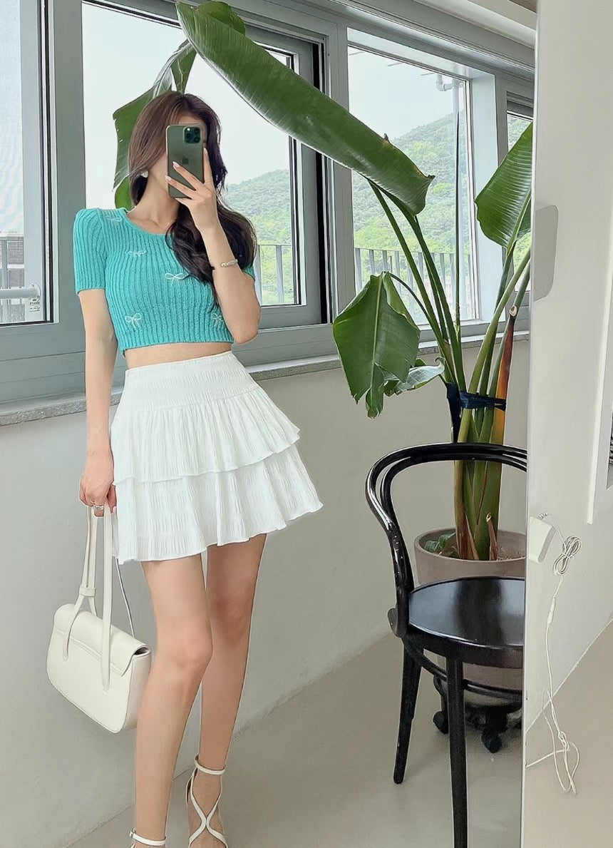 Ruffles Cupcake Mini Skirt