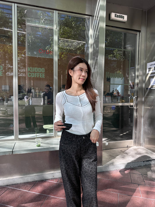 2 ways Tank & Cardigan Set