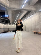 Tweed Outline Tank & Cardigan Set