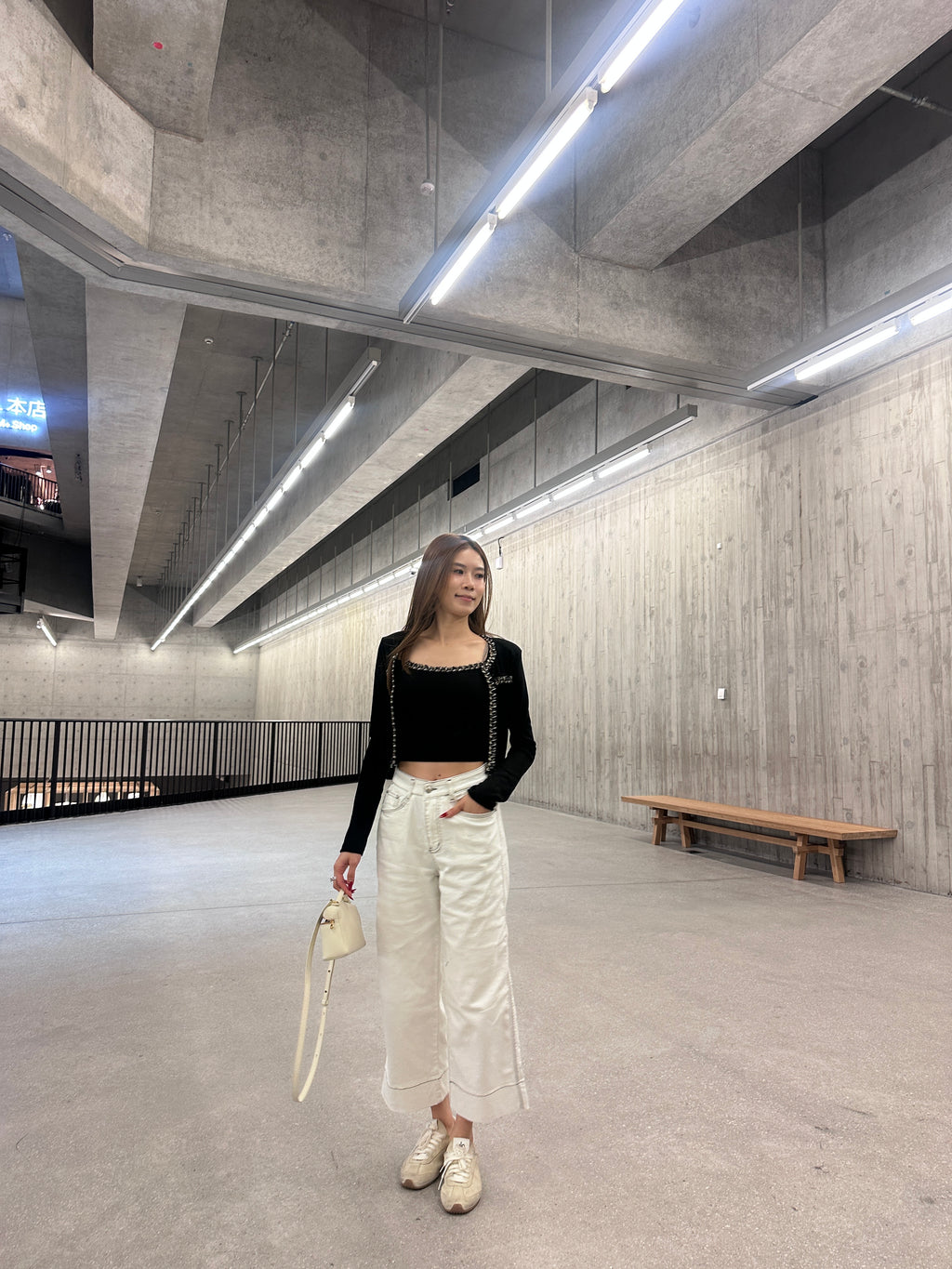 Tweed Outline Tank & Cardigan Set
