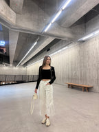 Tweed Outline Tank & Cardigan Set