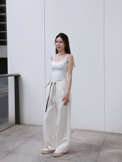 Mix Strap Cotton Pants