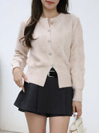 Bling Sliver Button Cardigan