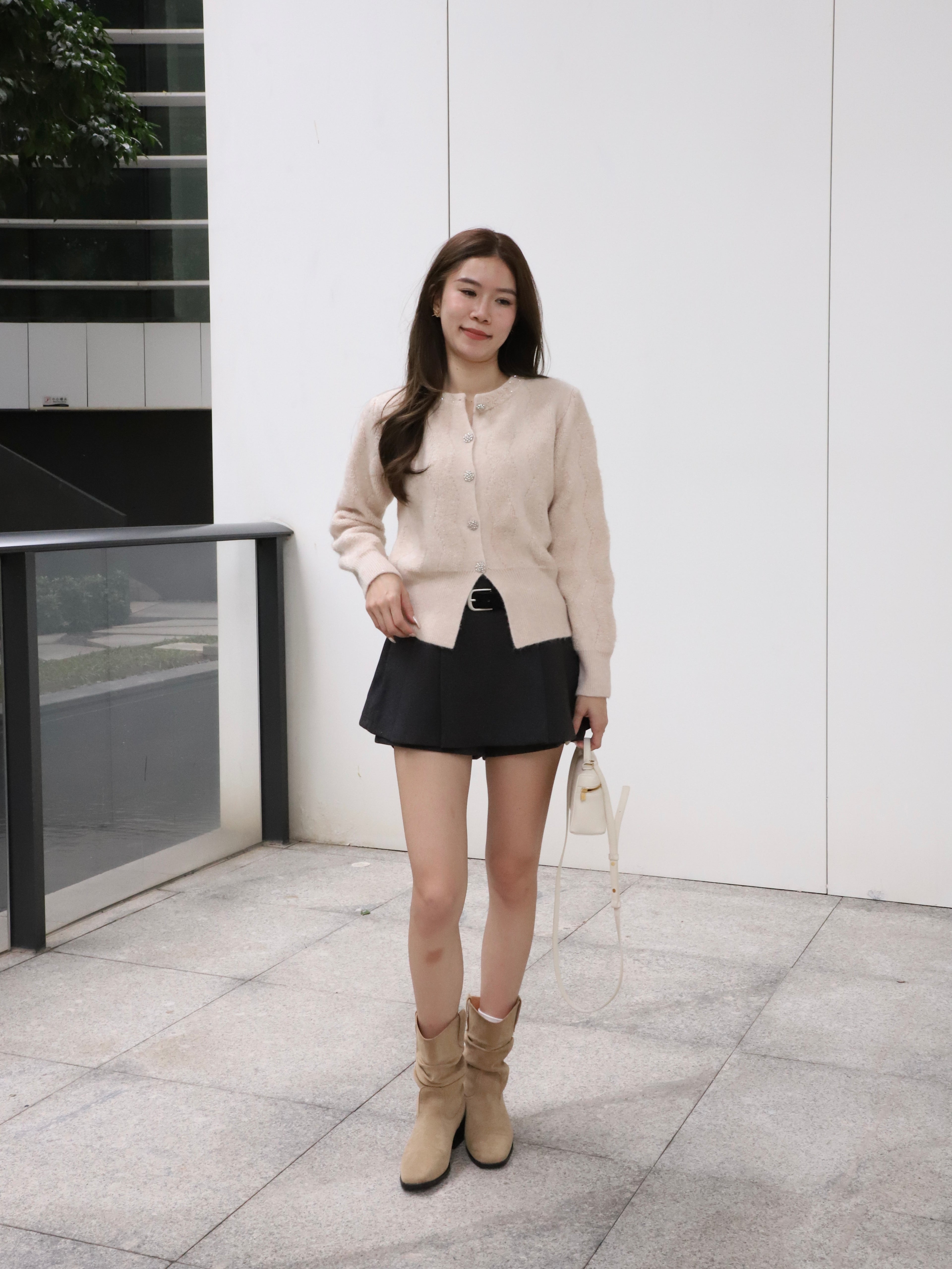 Bling Sliver Button Cardigan