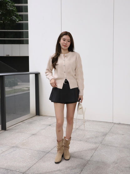 Bling Sliver Button Cardigan