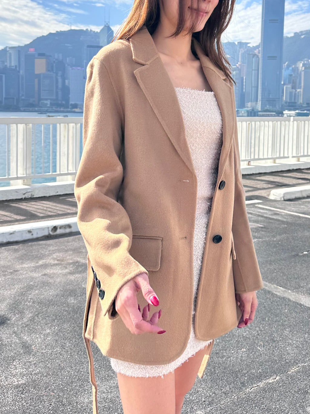 3 Buttons Wool Blazer