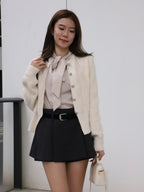 Bling Sliver Button Cardigan