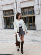Wool with Scarf Horn Jacket