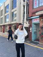 Off shoulder Tied Waist Cotton Long Sleeves