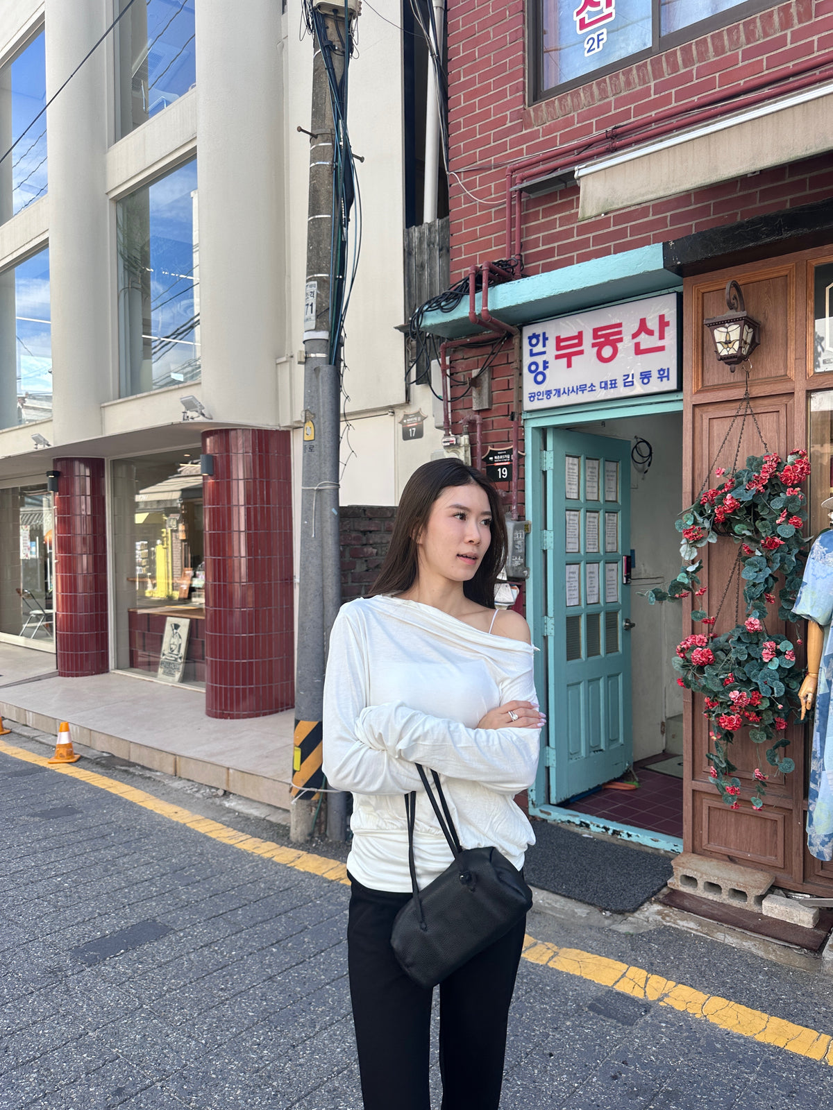 Off shoulder Tied Waist Cotton Long Sleeves