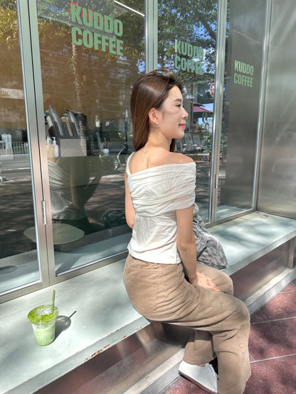 Lace On Side T Top