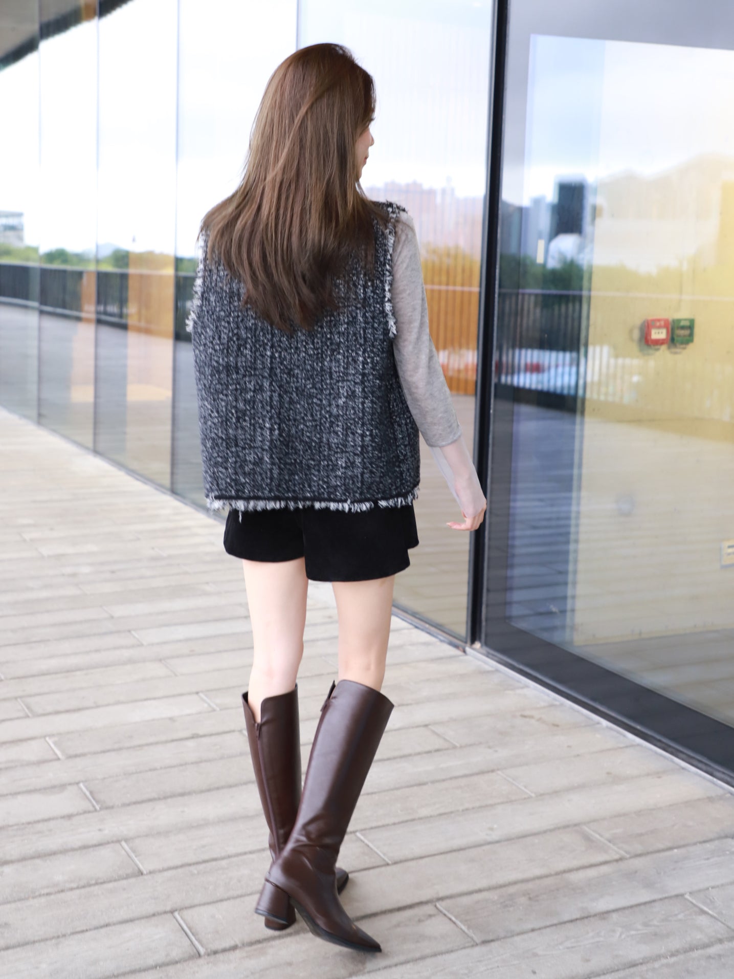 Tweed Wool Vest