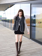 Tweed Wool Vest