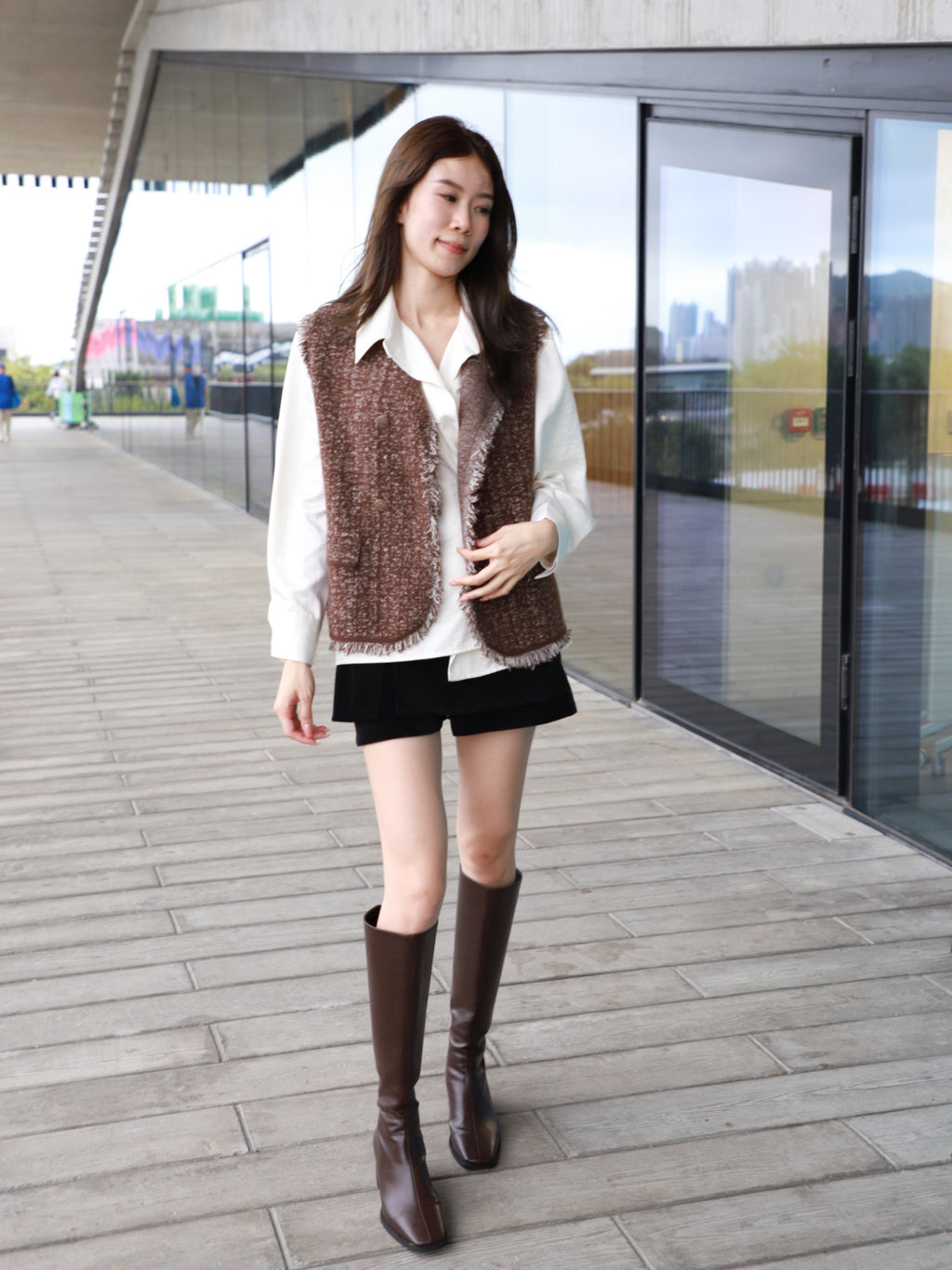 Tweed Wool Vest