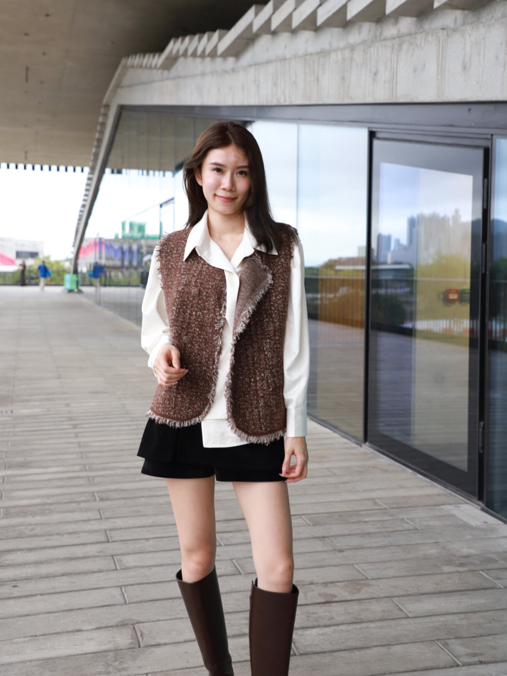 Tweed Wool Vest