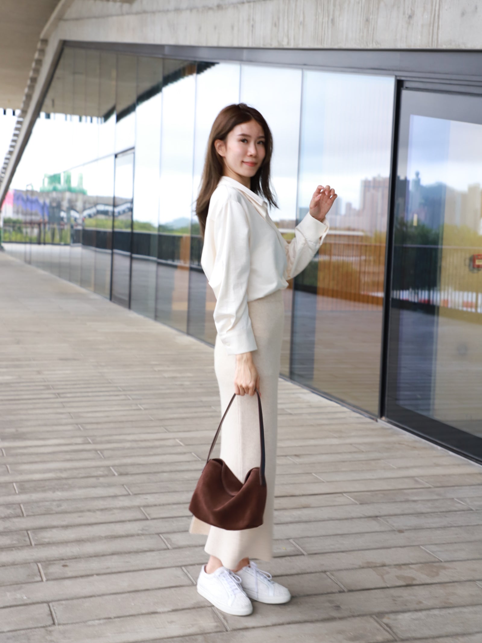 Cashmere Maxi Skirt