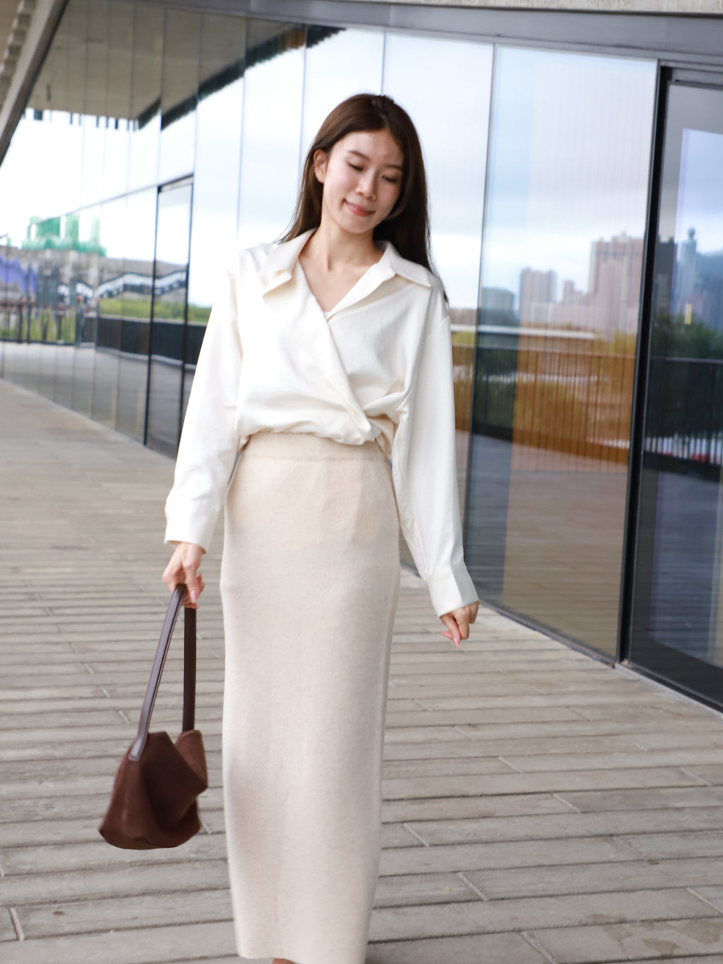 Cashmere Maxi Skirt