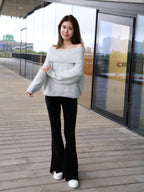 Classic Off Shoulder Sweater