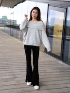 Classic Off Shoulder Sweater