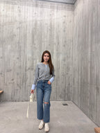 Holes Denim Jeans #428