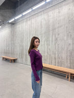 Knitted Summer Twisted Button Cardigan
