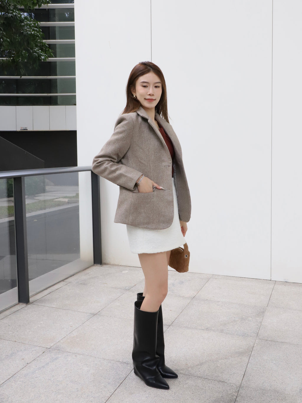 Wool Slim Fit Blazer