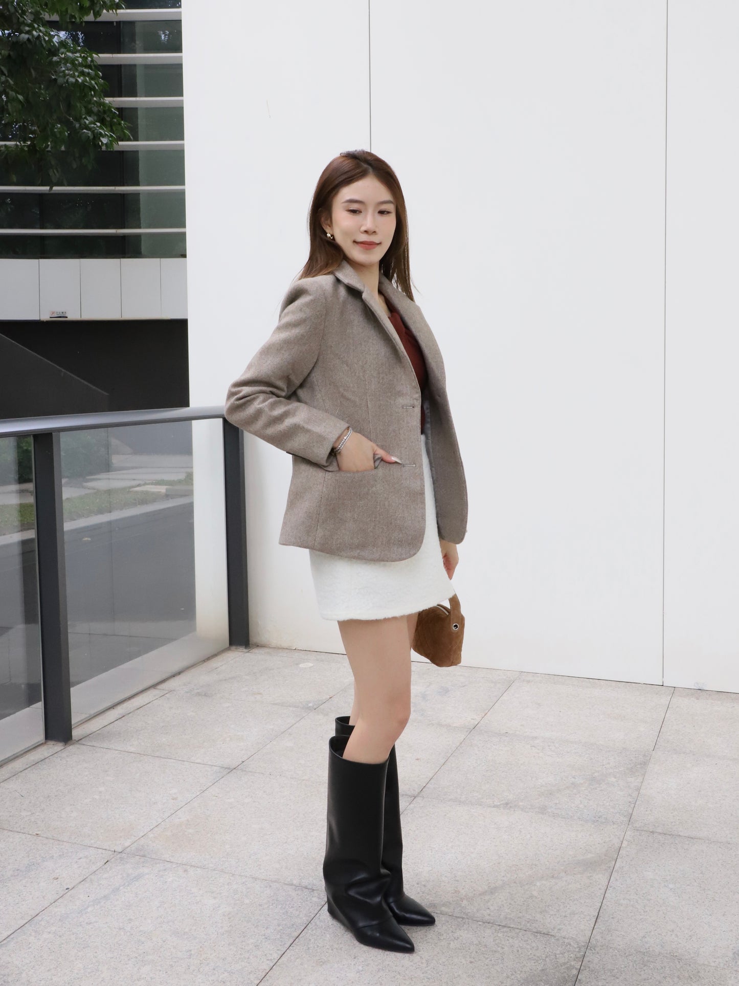 Wool Slim Fit Blazer