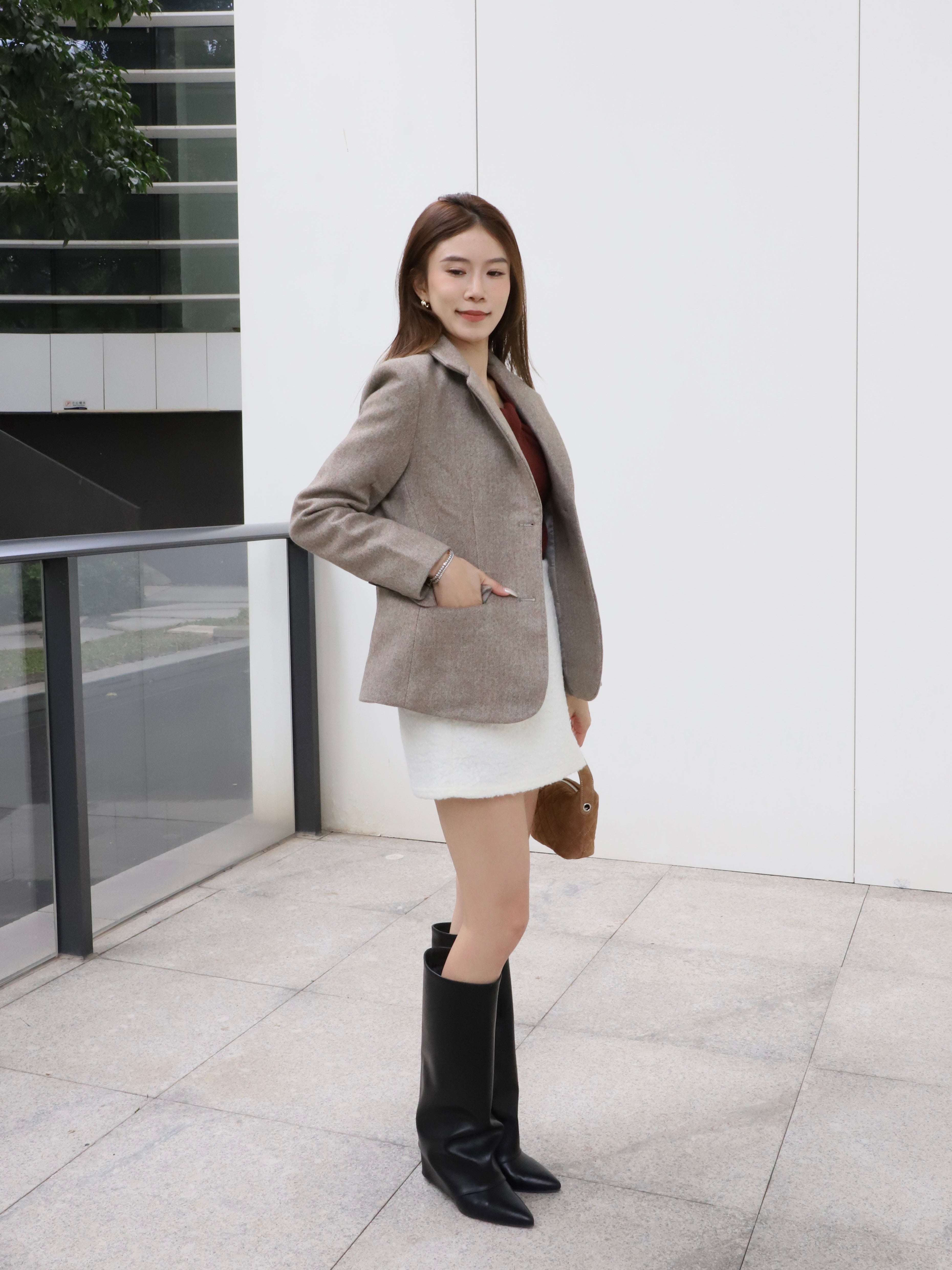 Wool Slim Fit Blazer