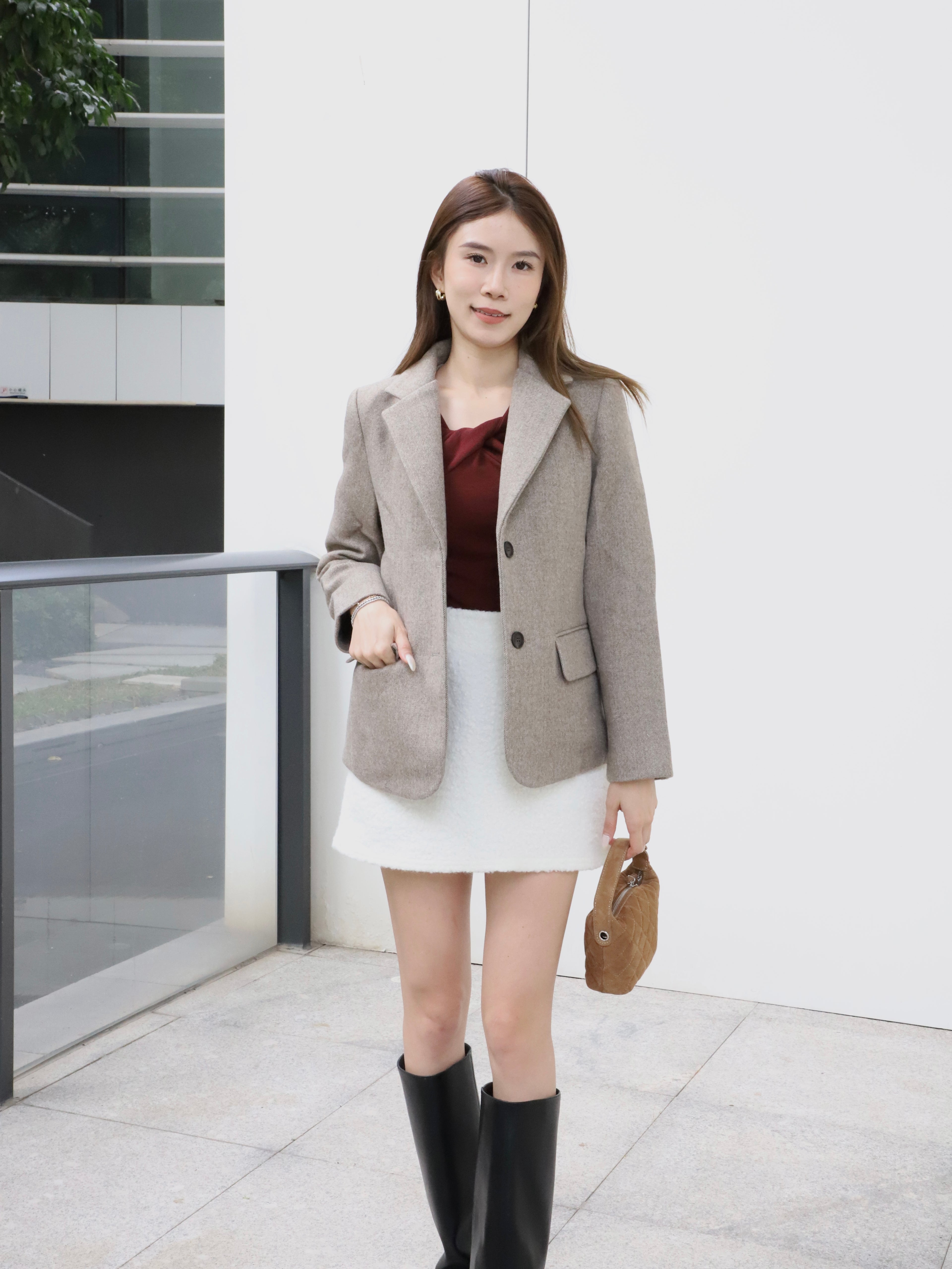 Wool Slim Fit Blazer