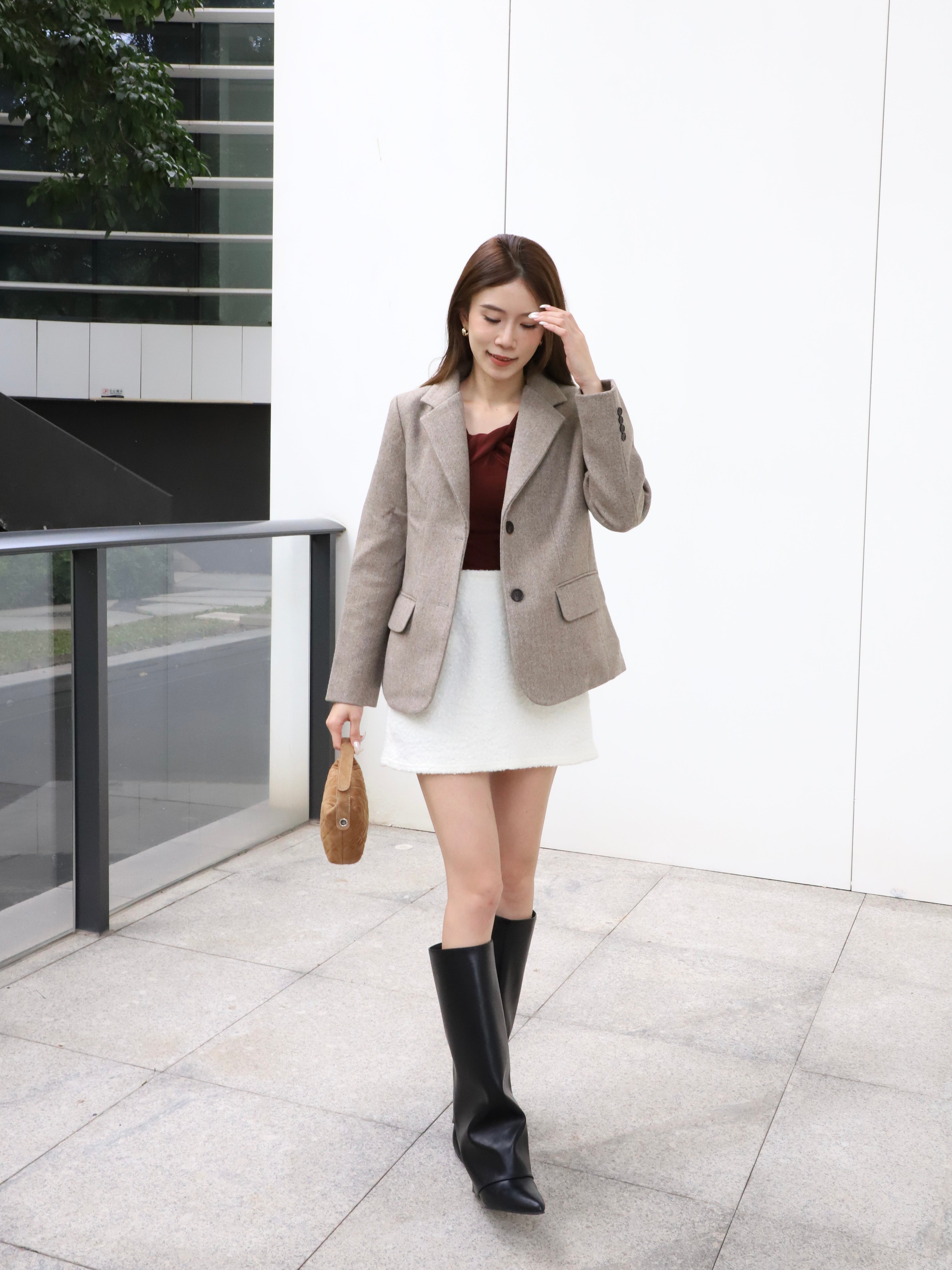 Wool Slim Fit Blazer