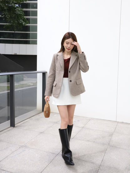 Wool Slim Fit Blazer