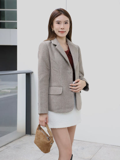 Wool Slim Fit Blazer