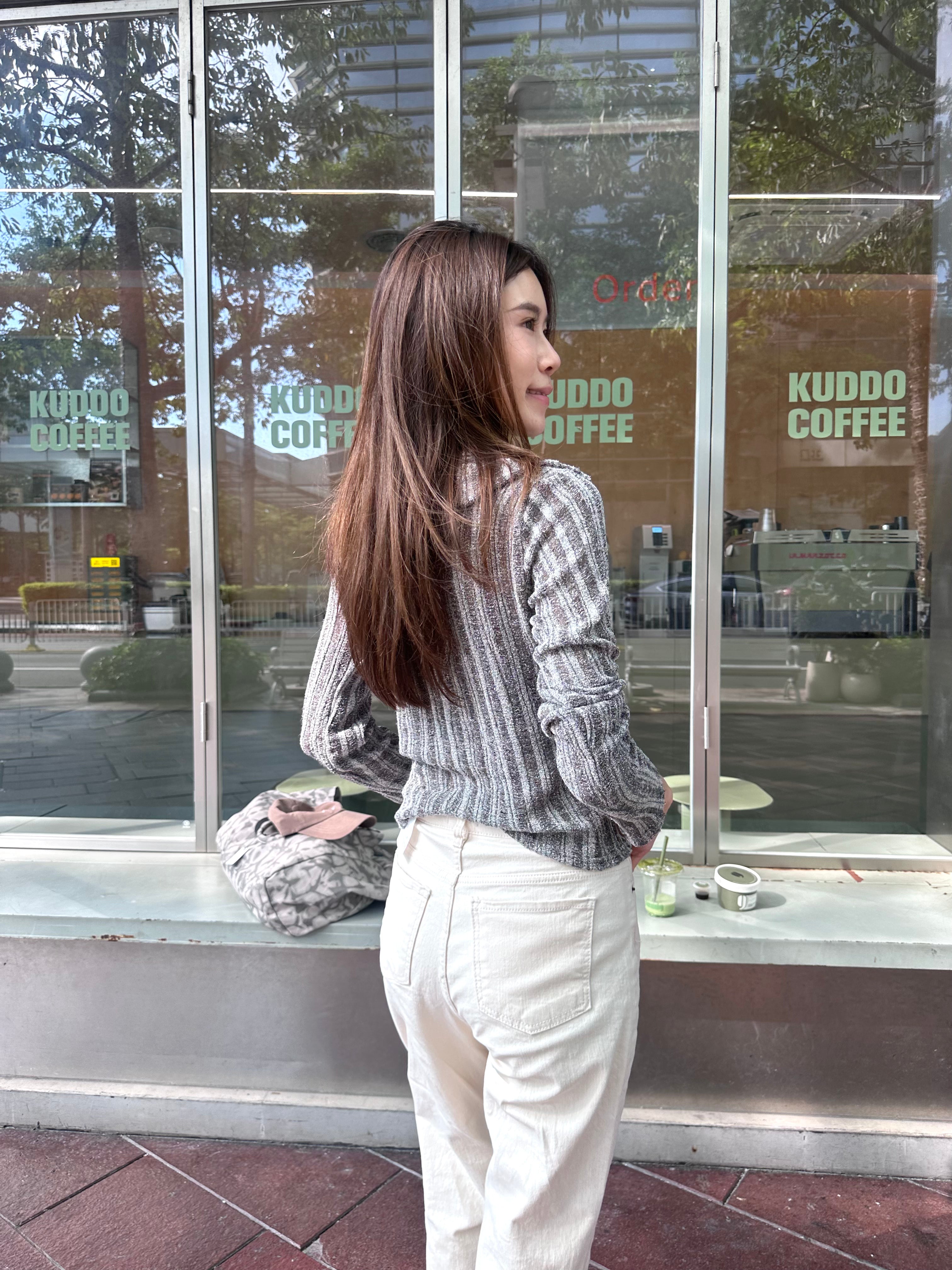 Fluffy Causal 2 Zipped Cardigan