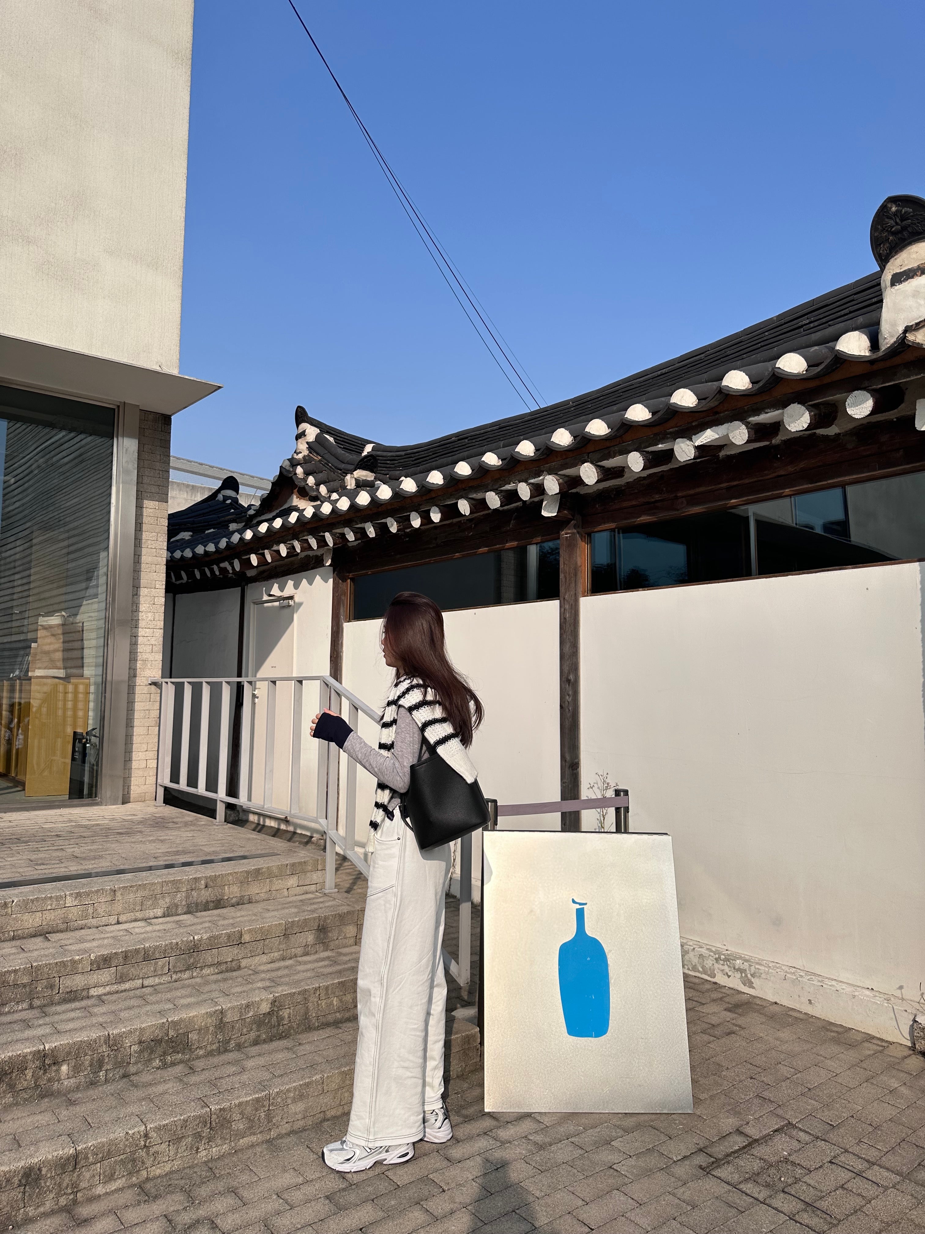 Lines Cotton Wide Leg Pants