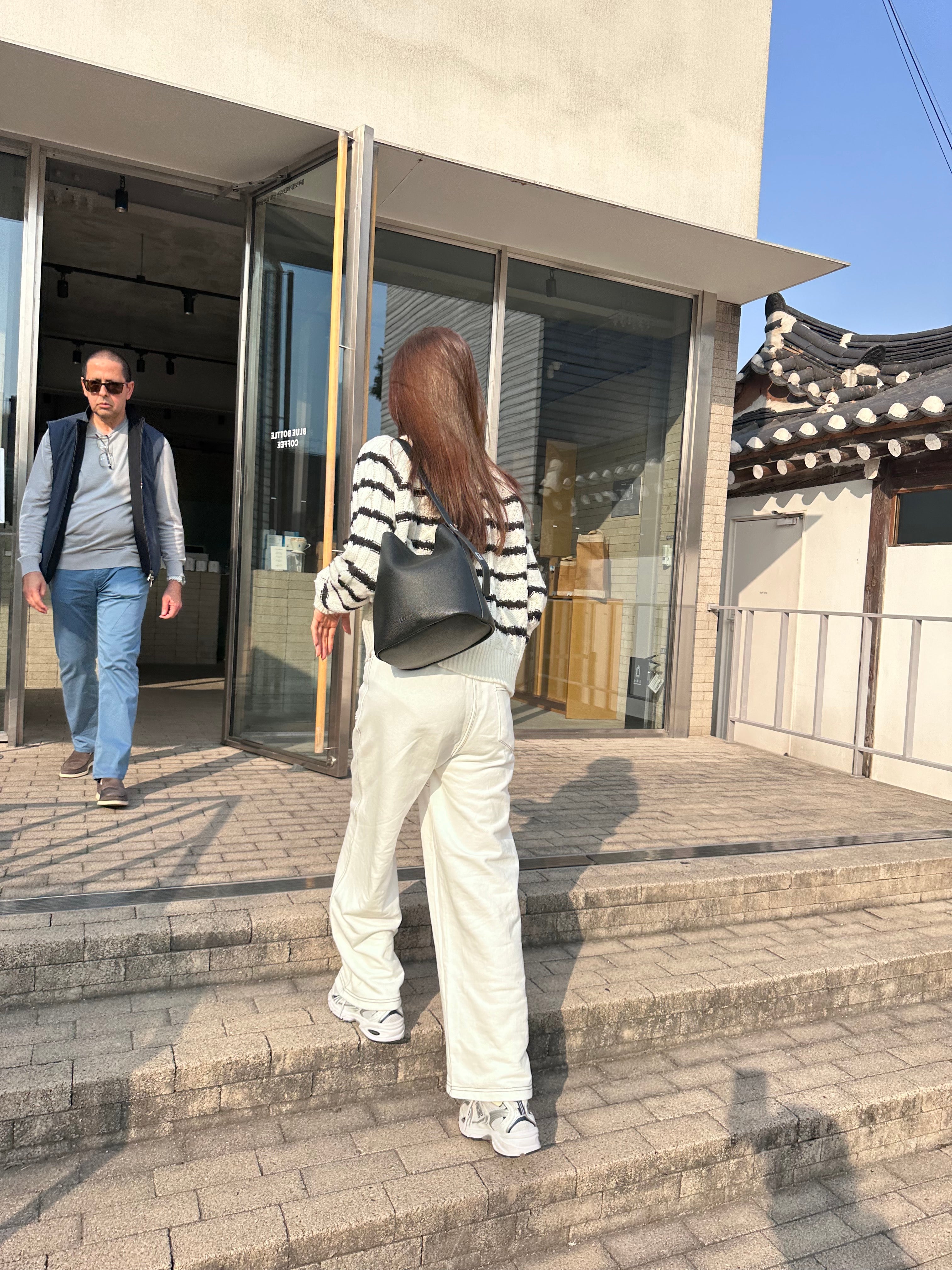 Lines Cotton Wide Leg Pants