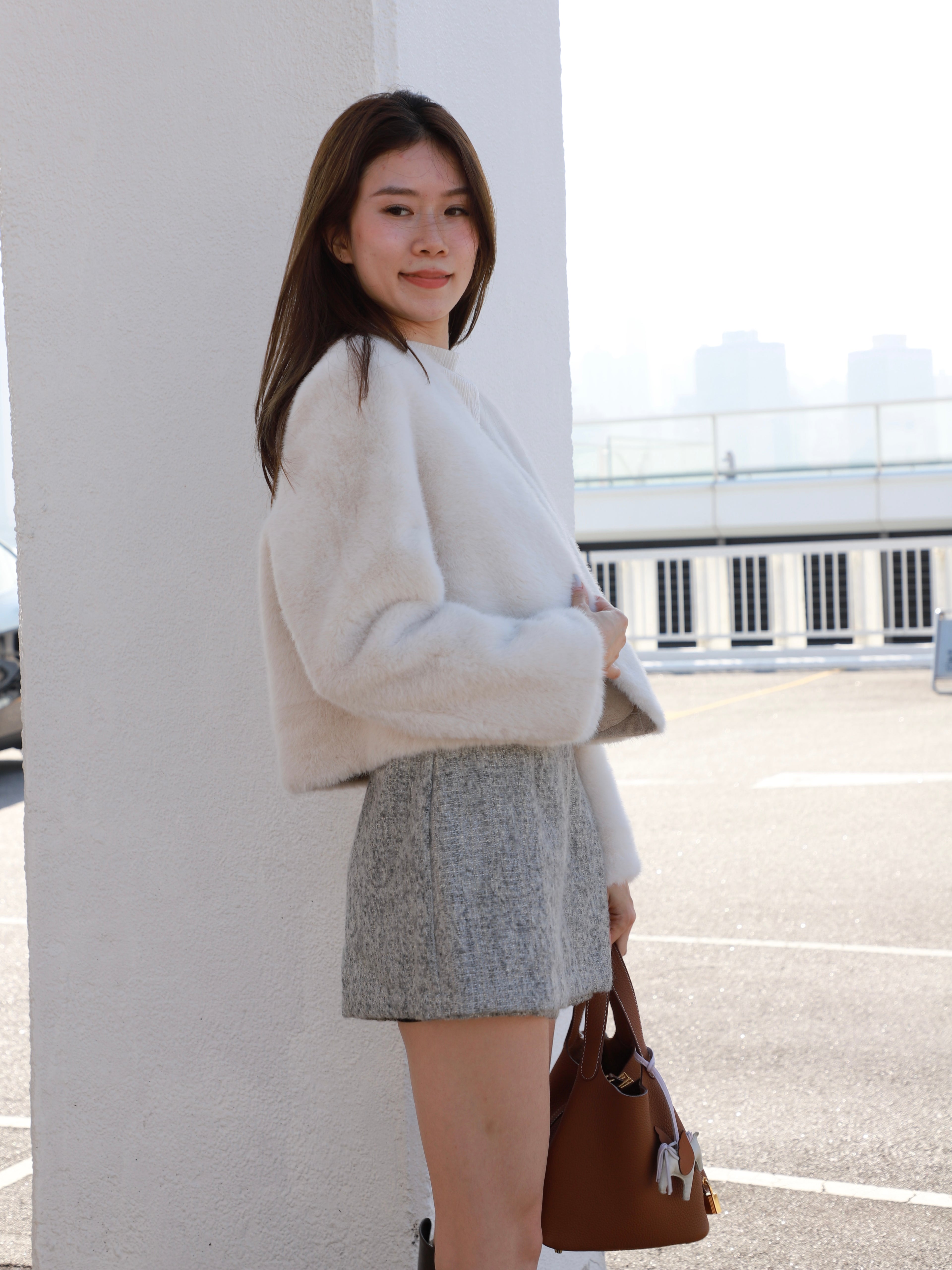 Fluffy V Jacket