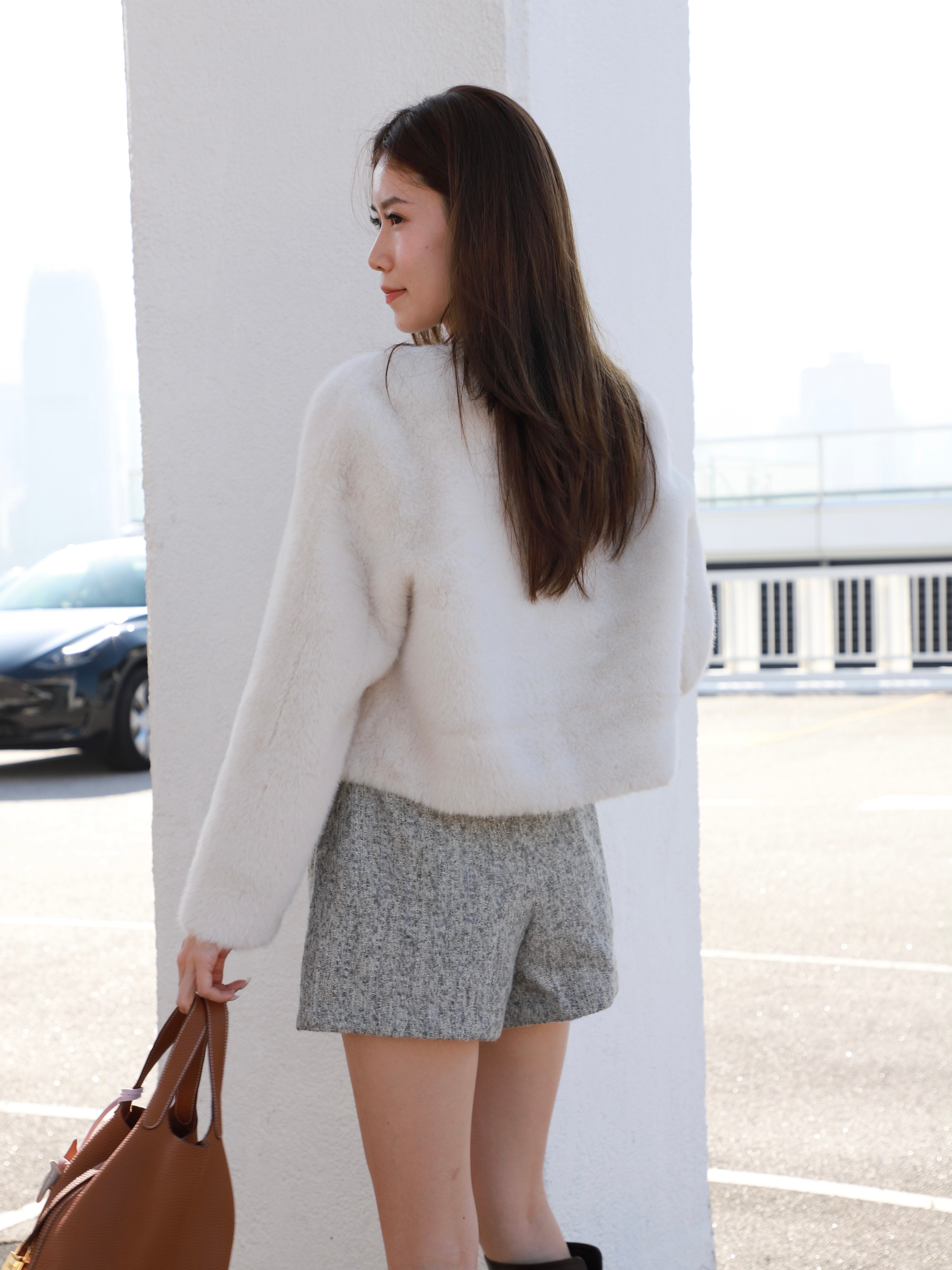 Fluffy V Jacket