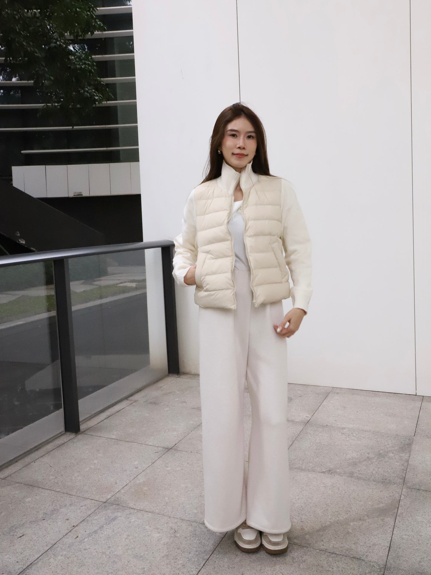 Knitted & Down Mix Jacket