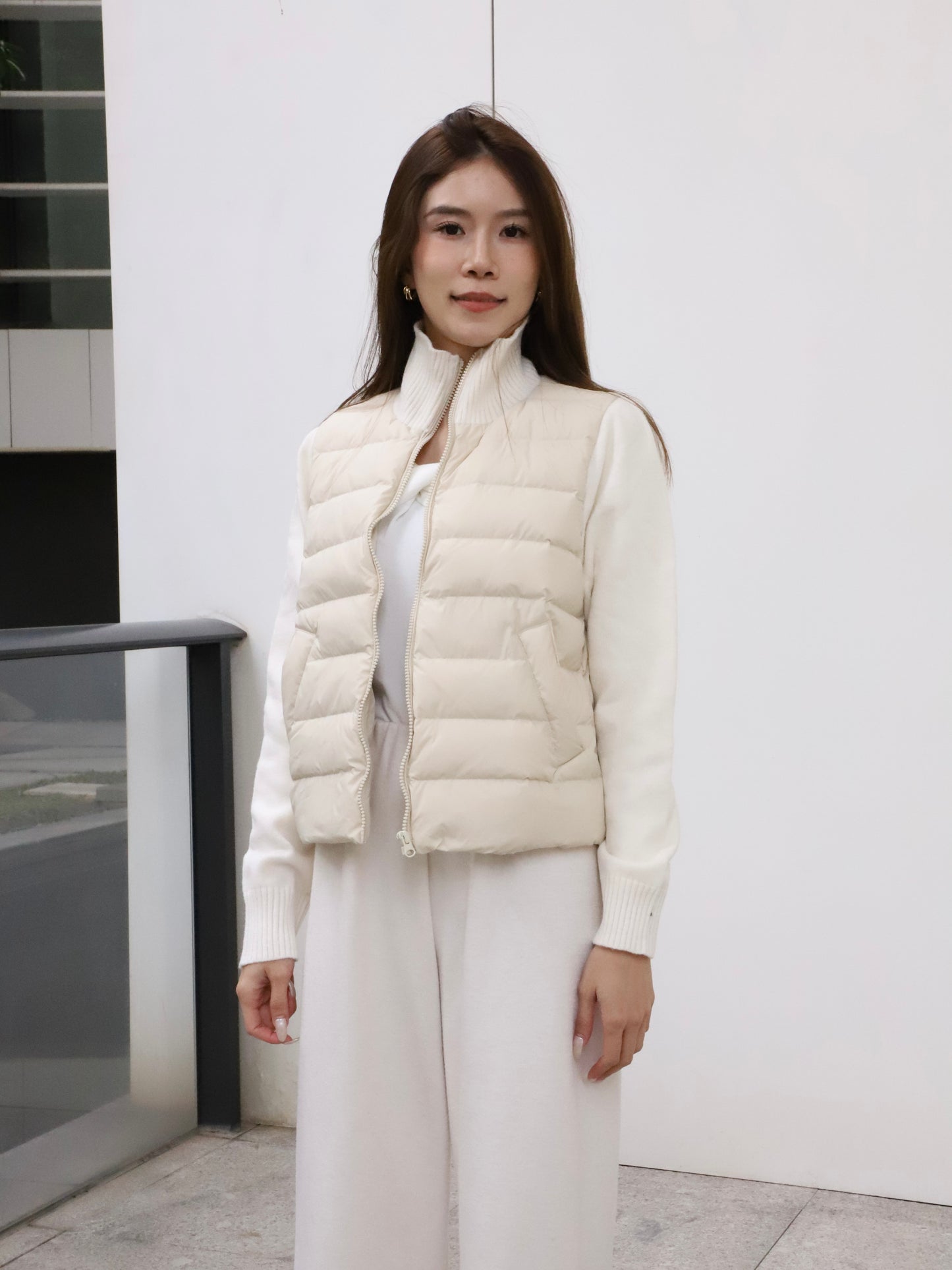 Knitted & Down Mix Jacket