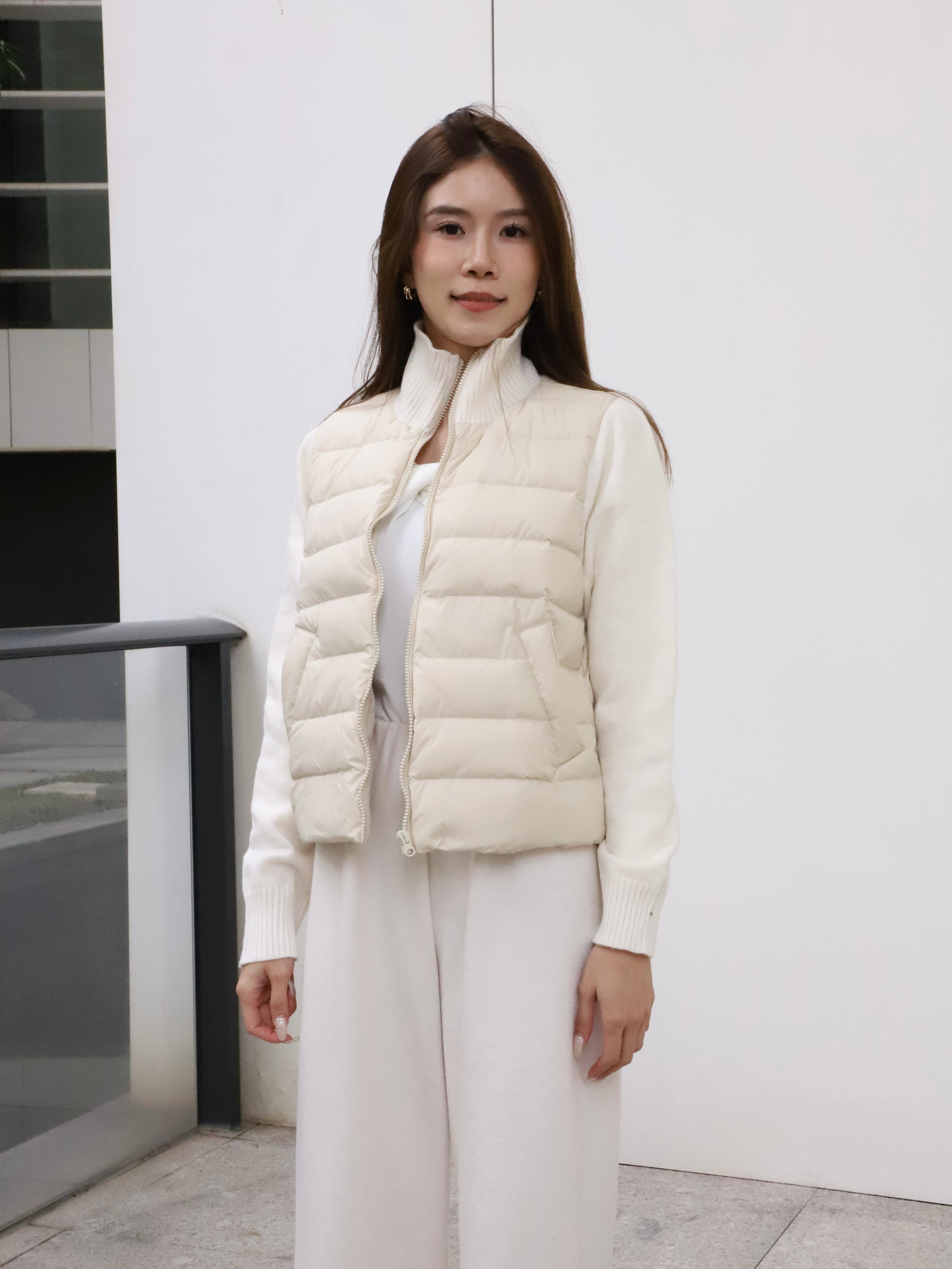 Knitted & Down Mix Jacket