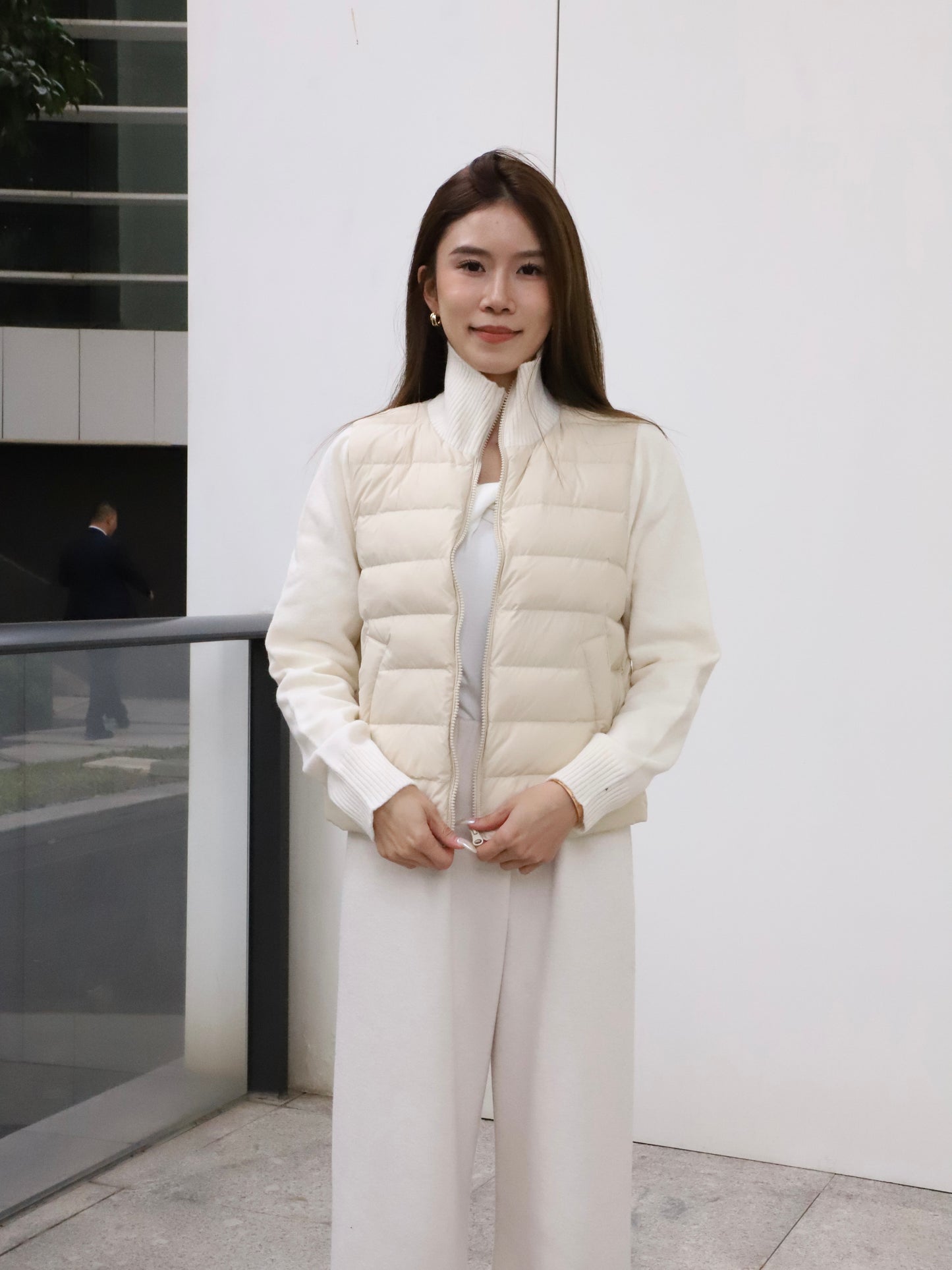 Knitted & Down Mix Jacket