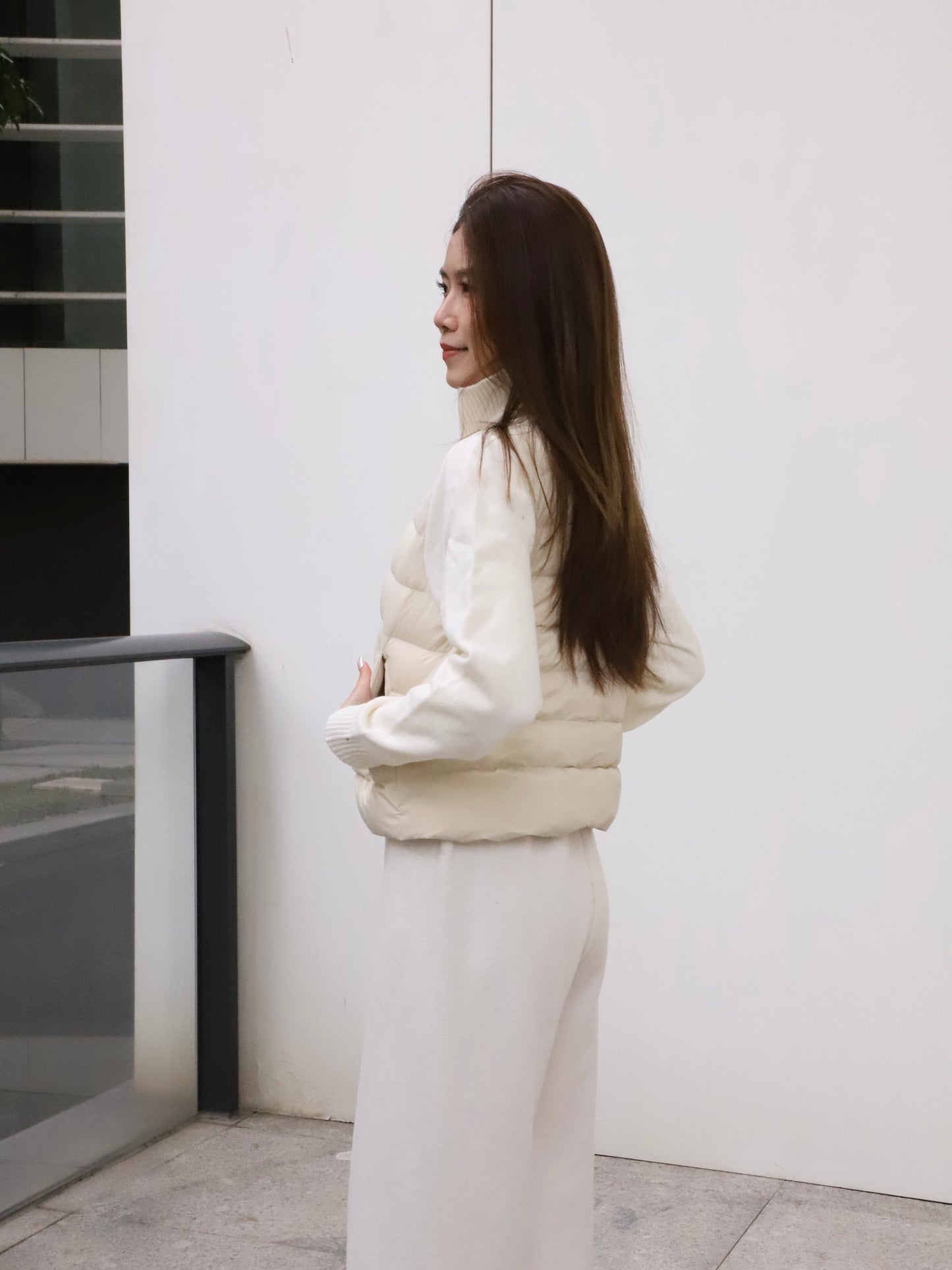 Knitted & Down Mix Jacket