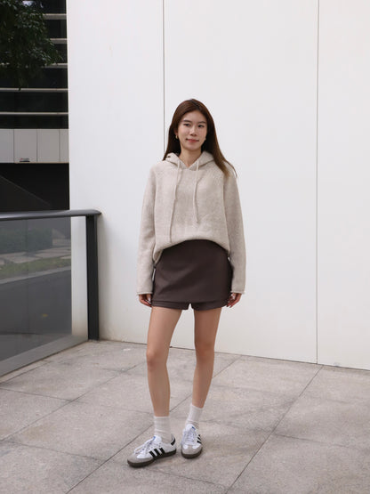 Hooded Oatmeal Sweater