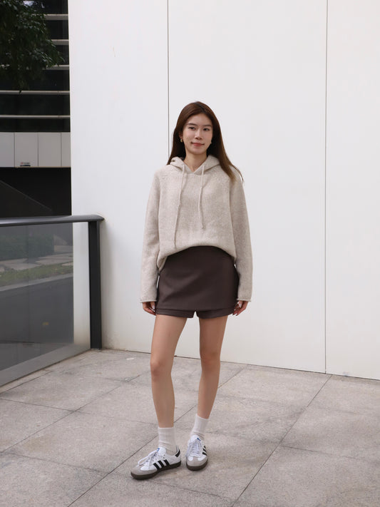 Hooded Oatmeal Sweater
