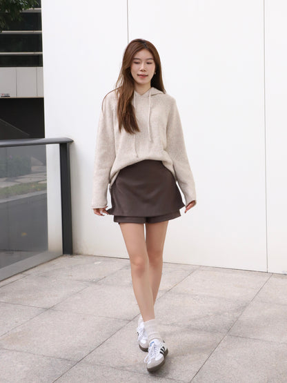 Hooded Oatmeal Sweater